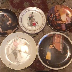 Norman Rockwell plates